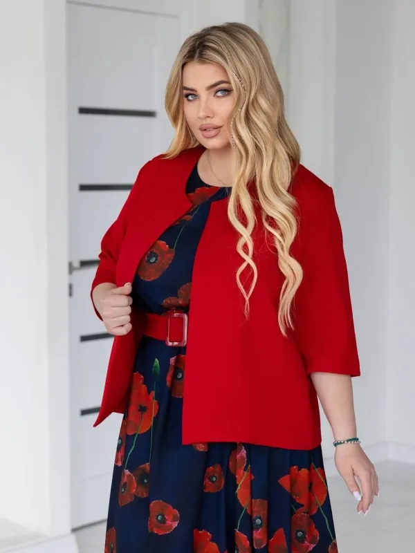 Costum, soft + stofă de costum